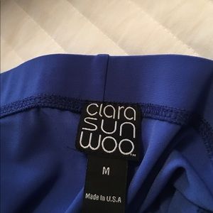 Clara Sun Woo knit blue pants, Medium